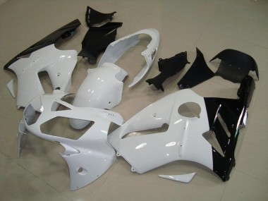 ABS 2002-2006 White Black Kawasaki ZX12R Motorcylce Fairings UK
