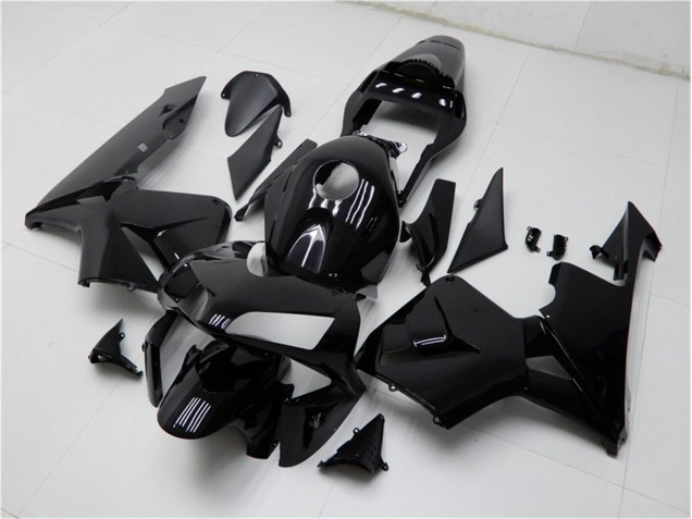 ABS 2003-2004 Glossy Black Honda CBR600RR Motorbike Fairing UK ABS 2003-2004 Glossy Black Honda CBR600RR Motorbike Fairing UK