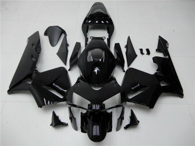 ABS 2003-2004 Glossy Black Honda CBR600RR Motorbike Fairing UK ABS 2003-2004 Glossy Black Honda CBR600RR Motorbike Fairing UK