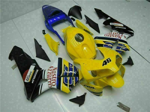 ABS 2003-2004 Yellow Honda CBR600RR Motorcyle Fairings UK ABS 2003-2004 Yellow Honda CBR600RR Motorcyle Fairings UK