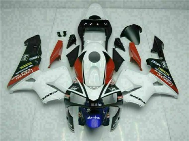 ABS 2003-2004 White Blue Honda CBR600RR Motorcylce Fairings UK