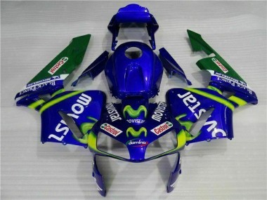ABS 2003-2004 Blue Green Movistar Castrol Honda CBR600RR Motorbike Fairing UK