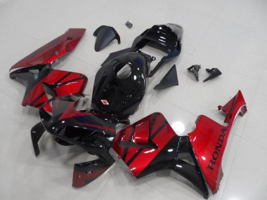 ABS 2003-2004 Black Candy Red Honda CBR600RR Motorcycle Fairing UK