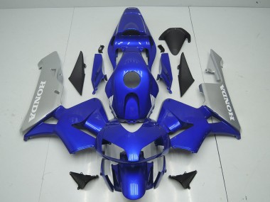 ABS 2003-2004 Blue Silver Honda CBR600RR Motorbike Fairing UK