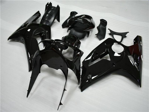 ABS 2003-2004 Glossy Black Kawasaki ZX6R Moto Fairings UK ABS 2003-2004 Glossy Black Kawasaki ZX6R Moto Fairings UK