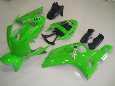 ABS 2003-2004 Green Kawasaki ZX6R Bike Fairing UK