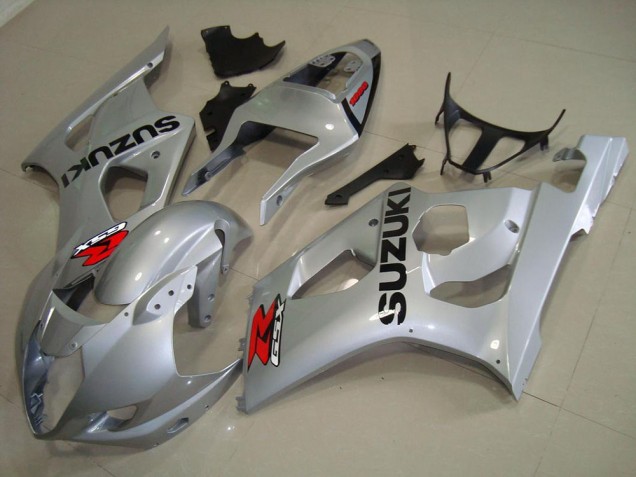 ABS 2003-2004 Silver Suzuki GSXR 1000 Bike Fairing Kit UK ABS 2003-2004 Silver Suzuki GSXR 1000 Bike Fairing Kit UK