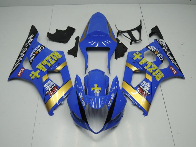 ABS 2003-2004 Blue Rizla Suzuki GSXR 1000 Motorcycle Fairings Kits UK