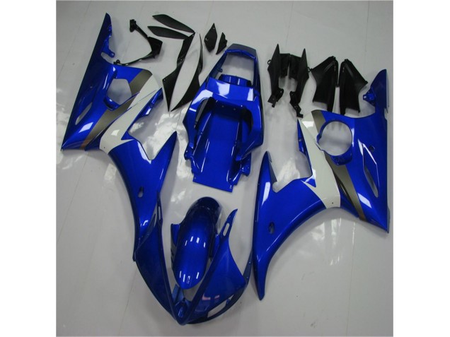 ABS 2003-2005 Blue White Yamaha YZF R6 Replacement Fairings UK ABS 2003-2005 Blue White Yamaha YZF R6 Replacement Fairings UK