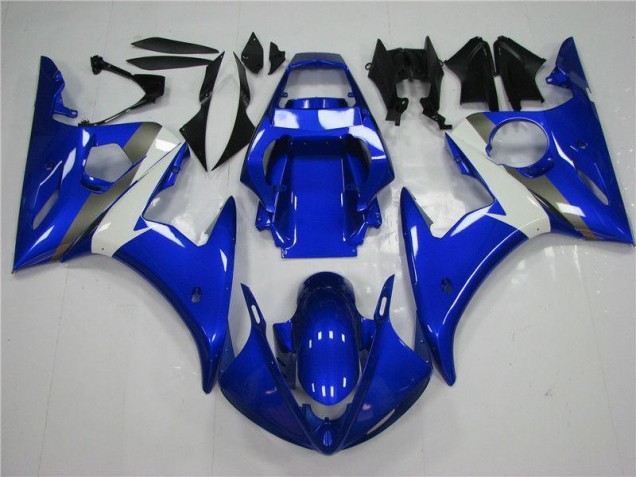 ABS 2003-2005 Blue White Yamaha YZF R6 Replacement Fairings UK ABS 2003-2005 Blue White Yamaha YZF R6 Replacement Fairings UK