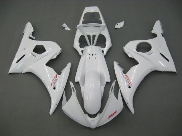 ABS 2003-2005 White Yamaha YZF R6 Motorbike Fairings UK ABS 2003-2005 White Yamaha YZF R6 Motorbike Fairings UK