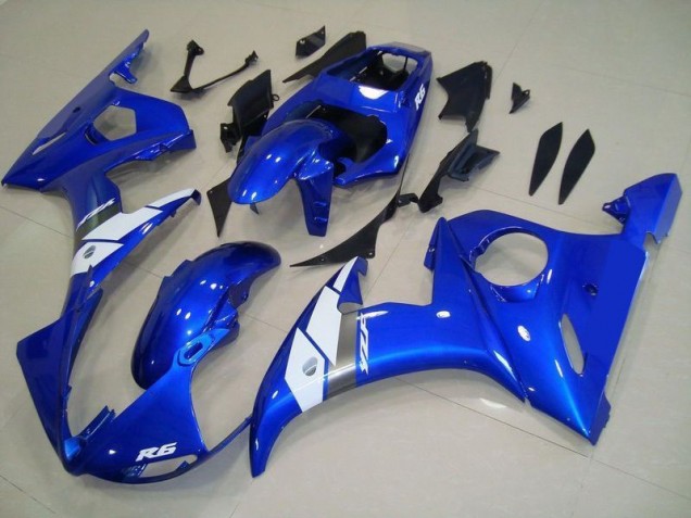 ABS 2003-2005 OEM Style Blue Yamaha YZF R6 Bike Fairings UK