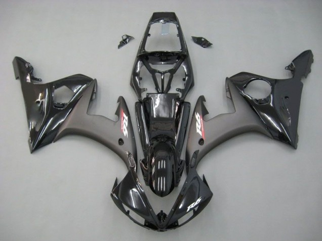 ABS 2003-2005 Contrast Black Yamaha YZF R6 Motorcycle Replacement Fairings UK ABS 2003-2005 Contrast Black Yamaha YZF R6 Motorcycle Replacement Fairings UK
