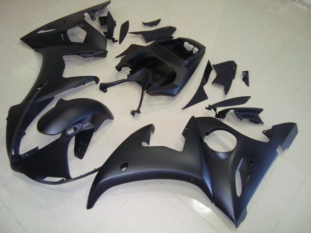 ABS 2003-2005 Matte Black Yamaha YZF R6 Motorcycle Bodywork UK ABS 2003-2005 Matte Black Yamaha YZF R6 Motorcycle Bodywork UK