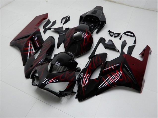 ABS 2004-2005 Red Black Honda CBR1000RR Motorbike Fairing Kits UK ABS 2004-2005 Red Black Honda CBR1000RR Motorbike Fairing Kits UK