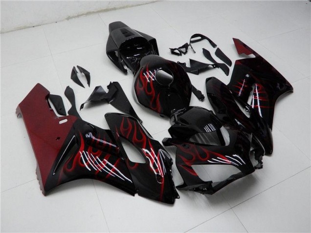 ABS 2004-2005 Red Black Honda CBR1000RR Motorbike Fairing Kits UK ABS 2004-2005 Red Black Honda CBR1000RR Motorbike Fairing Kits UK