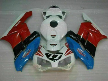 ABS 2004-2005 White Red 77 Honda CBR1000RR Motorcycle Fairing Kits UK