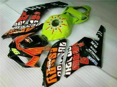 ABS 2004-2005 Orange Green Honda CBR1000RR Motor Fairings UK