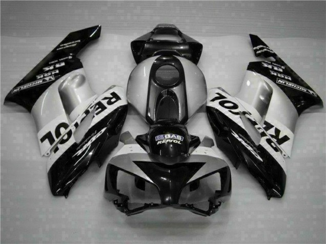 ABS 2004-2005 Black Silver Repsol Honda CBR1000RR Motorcycle Fairings Kit UK ABS 2004-2005 Black Silver Repsol Honda CBR1000RR Motorcycle Fairings Kit UK