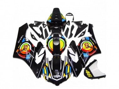 ABS 2004-2005 Black Honda CBR1000RR Motorcycle Fairings Kits UK