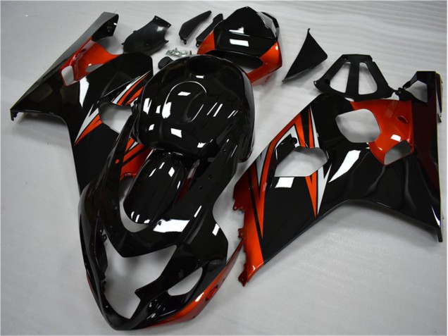 ABS 2004-2005 Orange Black Suzuki GSXR 600/750 Motor Bike Fairings UK ABS 2004-2005 Orange Black Suzuki GSXR 600/750 Motor Bike Fairings UK