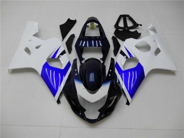 ABS 2004-2005 White Blue Suzuki GSXR 600/750 Replacement Motorcycle Fairings UK ABS 2004-2005 White Blue Suzuki GSXR 600/750 Replacement Motorcycle Fairings UK