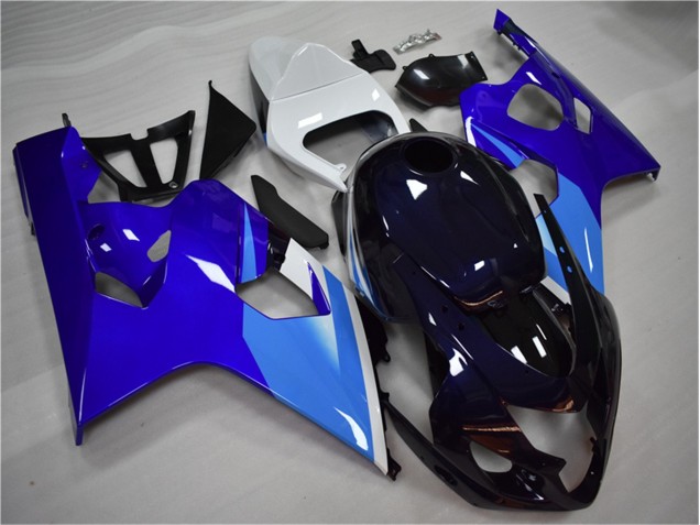 ABS 2004-2005 Blue White Suzuki GSXR 600/750 Bike Fairing Kit UK ABS 2004-2005 Blue White Suzuki GSXR 600/750 Bike Fairing Kit UK