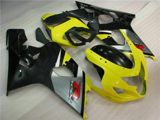 ABS 2004-2005 Yellow Black Suzuki GSXR 600/750 Motorbike Fairing UK ABS 2004-2005 Yellow Black Suzuki GSXR 600/750 Motorbike Fairing UK