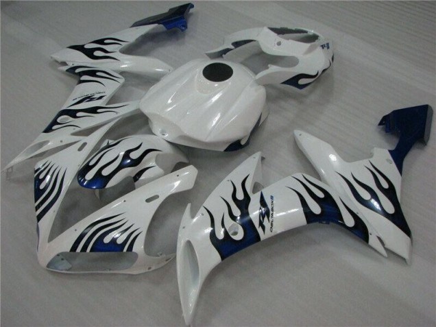 ABS 2004-2006 White Blue Flame Yamaha YZF R1 Replacement Fairings UK ABS 2004-2006 White Blue Flame Yamaha YZF R1 Replacement Fairings UK