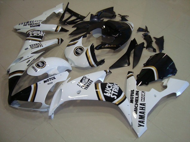 ABS 2004-2006 Black Gold White Yamaha YZF R1 Bike Fairing Kit UK ABS 2004-2006 Black Gold White Yamaha YZF R1 Bike Fairing Kit UK