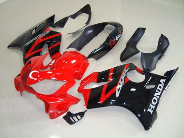 ABS 2004-2007 Black Red Honda CBR600 F4i Motor Fairings UK