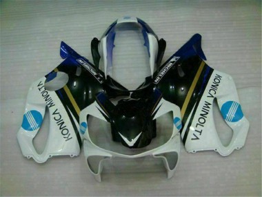 ABS 2004-2007 White Black Honda CBR600 F4i Replacement Fairings UK