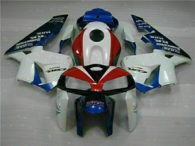 ABS 2005-2006 White Blue Honda CBR600RR Moto Fairings UK