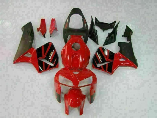 ABS 2005-2006 Red Honda CBR600RR Motorcycle Replacement Fairings UK ABS 2005-2006 Red Honda CBR600RR Motorcycle Replacement Fairings UK