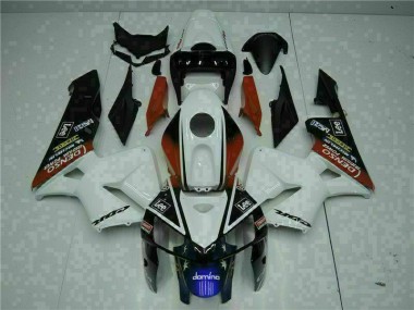 ABS 2005-2006 White Red Black Lee Honda CBR600RR Motorbike Fairing UK