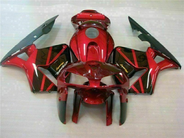 ABS 2005-2006 Red Honda CBR600RR Motorbike Fairing UK ABS 2005-2006 Red Honda CBR600RR Motorbike Fairing UK
