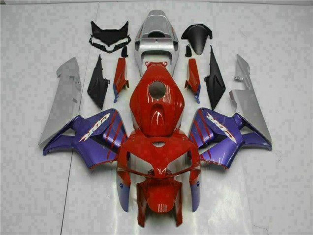 ABS 2005-2006 Red Purple Honda CBR600RR Motorbike Fairing Kits UK ABS 2005-2006 Red Purple Honda CBR600RR Motorbike Fairing Kits UK