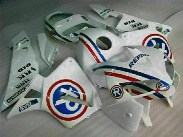 ABS 2005-2006 White Honda CBR600RR Bike Fairings UK ABS 2005-2006 White Honda CBR600RR Bike Fairings UK
