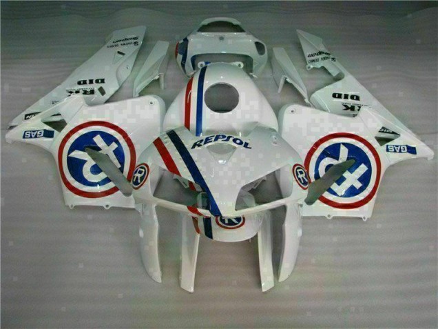 ABS 2005-2006 White Honda CBR600RR Bike Fairings UK ABS 2005-2006 White Honda CBR600RR Bike Fairings UK