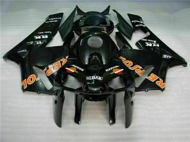 ABS 2005-2006 Black Repsol Honda CBR600RR Motorcylce Fairings UK ABS 2005-2006 Black Repsol Honda CBR600RR Motorcylce Fairings UK