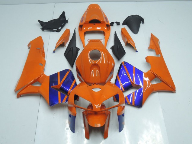 ABS 2005-2006 Orange Blue Honda CBR600RR Motorcycle Fairings Kit UK ABS 2005-2006 Orange Blue Honda CBR600RR Motorcycle Fairings Kit UK