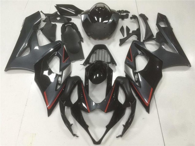 ABS 2005-2006 Black Grey Suzuki GSXR 1000 Moto Fairings UK ABS 2005-2006 Black Grey Suzuki GSXR 1000 Moto Fairings UK