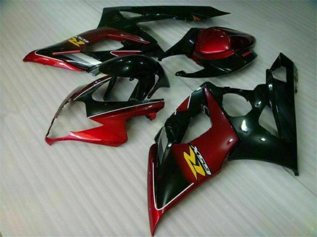 ABS 2005-2006 Red Black Suzuki GSXR 1000 Bike Fairing Kit UK ABS 2005-2006 Red Black Suzuki GSXR 1000 Bike Fairing Kit UK
