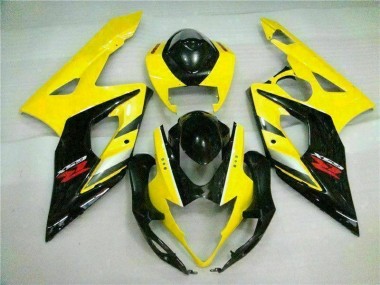 ABS 2005-2006 Yellow Black Suzuki GSXR 1000 Motorcycle Fairings Kits UK