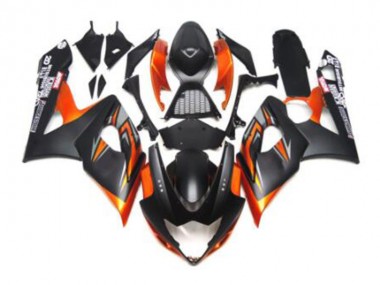 ABS 2005-2006 Black Orange Suzuki GSXR 1000 Motorbike Fairing UK