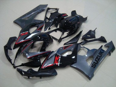 ABS 2005-2006 Black Red Decals Suzuki GSXR 1000 Moto Fairings UK