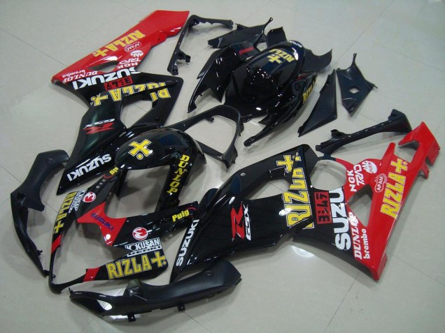 ABS 2005-2006 Black Red Rizla Suzuki GSXR 1000 Motorcycle Replacement Fairings UK ABS 2005-2006 Black Red Rizla Suzuki GSXR 1000 Motorcycle Replacement Fairings UK