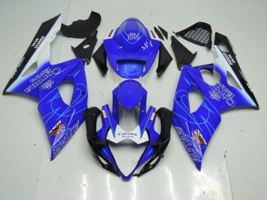ABS 2005-2006 Blue Corona Suzuki GSXR 1000 Motor Fairings UK