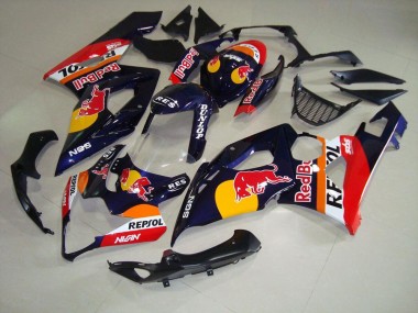 ABS 2005-2006 Red Bull Repsol Suzuki GSXR 1000 Motorcycle Fairing Kits UK