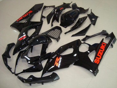ABS 2005-2006 Glossy Black Red Sticker Suzuki GSXR 1000 Bike Fairing UK